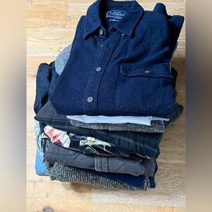 LOT of 15 Topman, Asos, J. Crew etc. Button Down Shirts plus one sweater XS